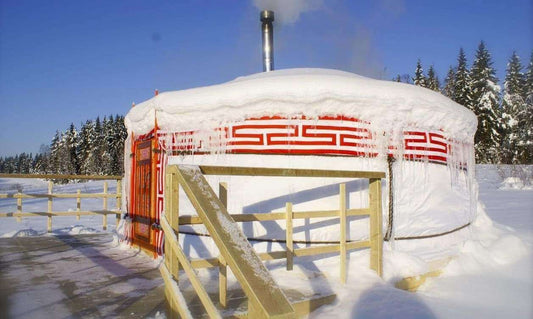 How to heat a yurt with a wood stove?