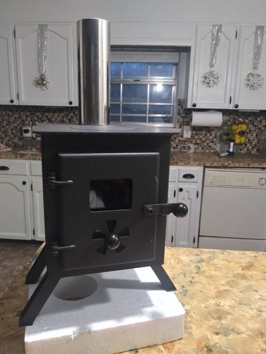 How to install a wood burning stove in a garage? Ideas, codes