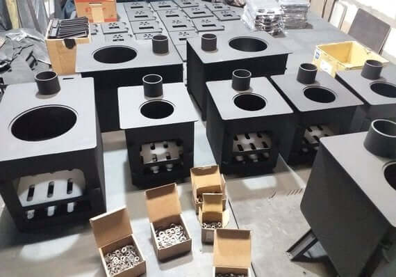 Wood stove for fireplace