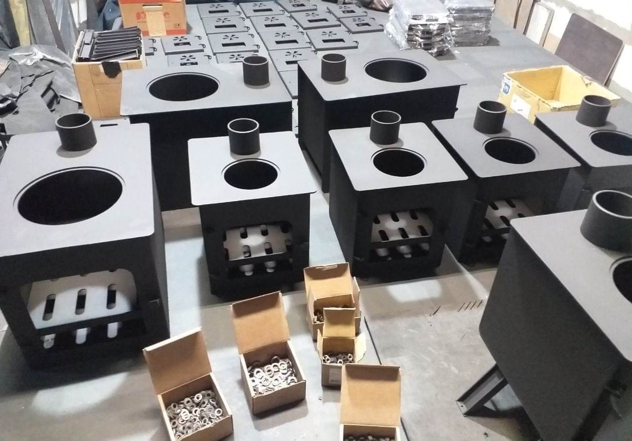 Wood burner for camping