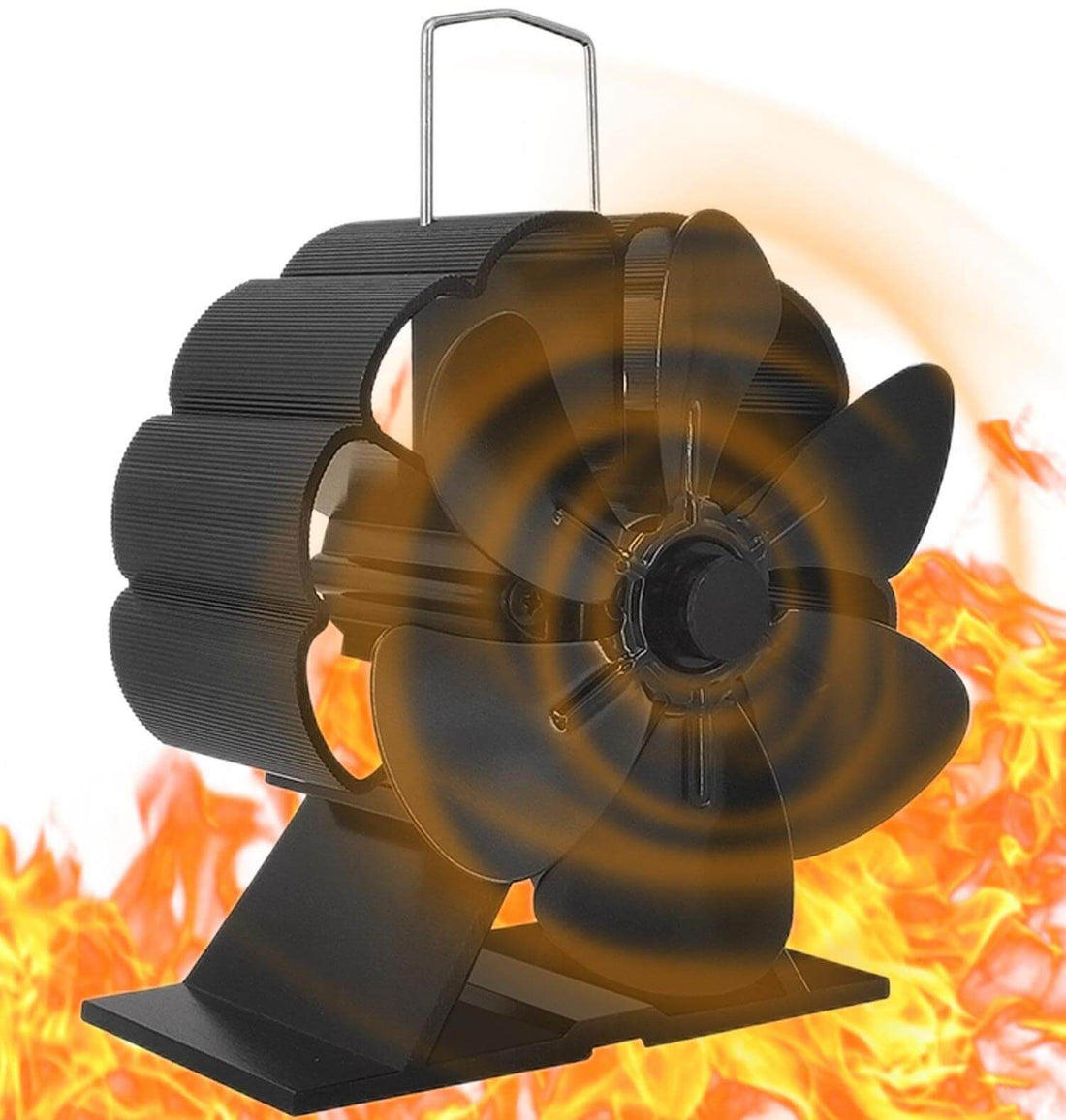 How does a wood stove fan work - best heat powered