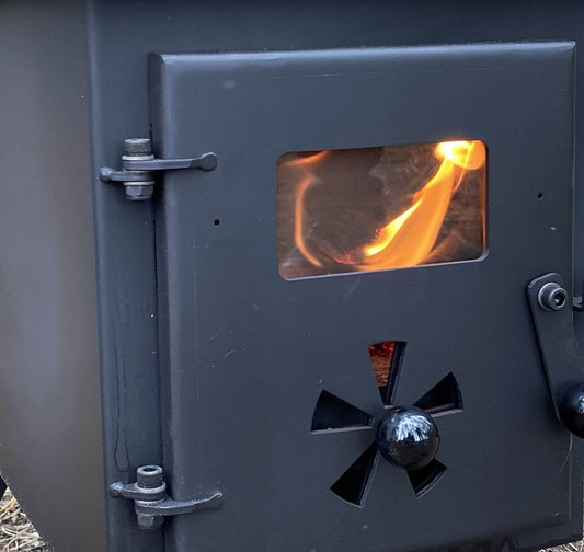 How to heater a deer hunting blind with a wood stove?