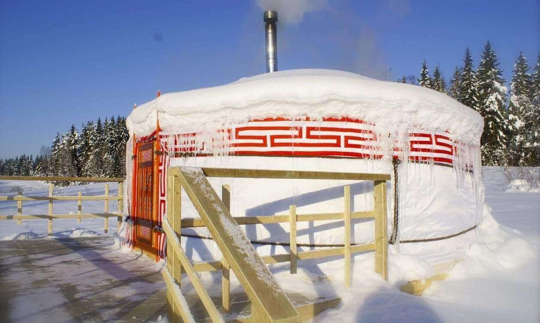 How to heat a yurt with a wood stove?