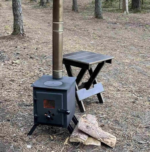 Portable wood burning stove