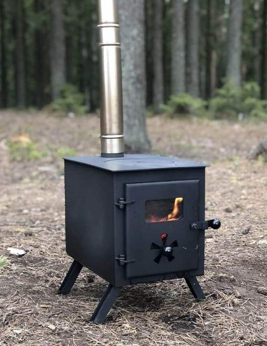 Wood stove for basement