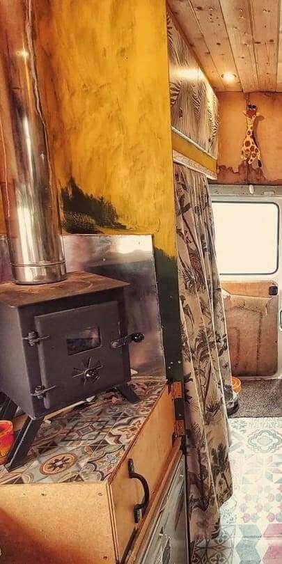 tiny wood stove for RV