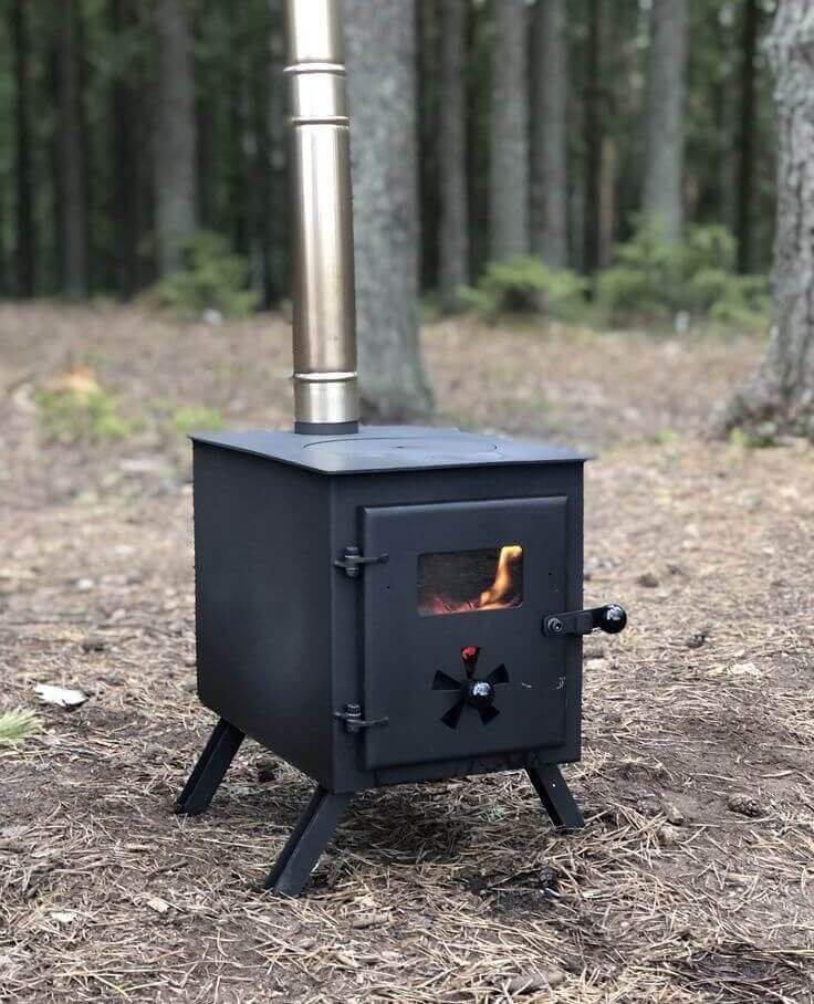 Wood stove for tiny home